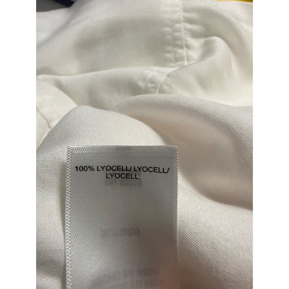 Lucky Brand White Lyocell Button-Down Shirt With Chest Pockets Size XL - Picture 6 of 8